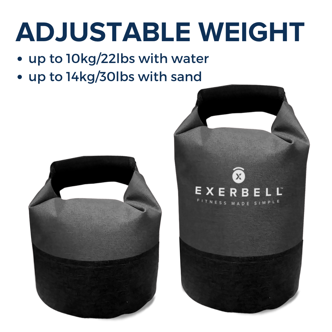 Exerbell - The adjustable kettlebell and dumbbell alternative
